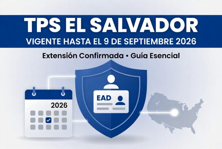 Último sobre el TPS para El Salvador en el 2026.